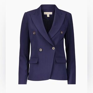 Michael Kors Navy Double-Breasted Women's Blazer size 6